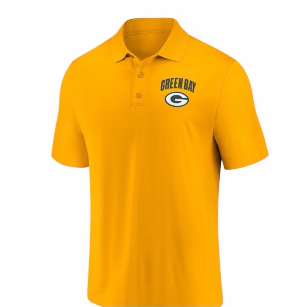 Green Bay Packers Men's Polo Shirt | Size: XL | New with Tags | 100% Polyester